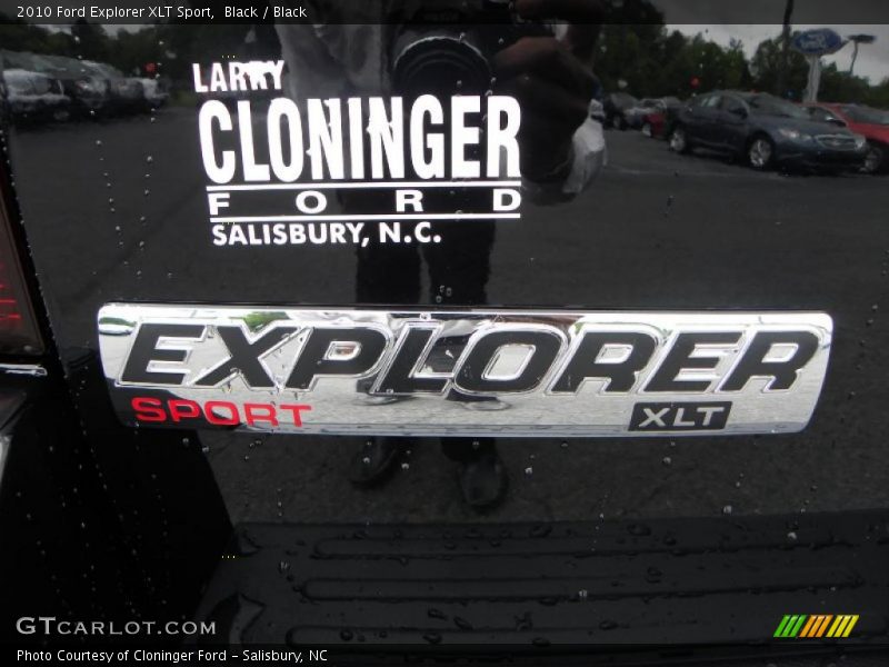 Black / Black 2010 Ford Explorer XLT Sport