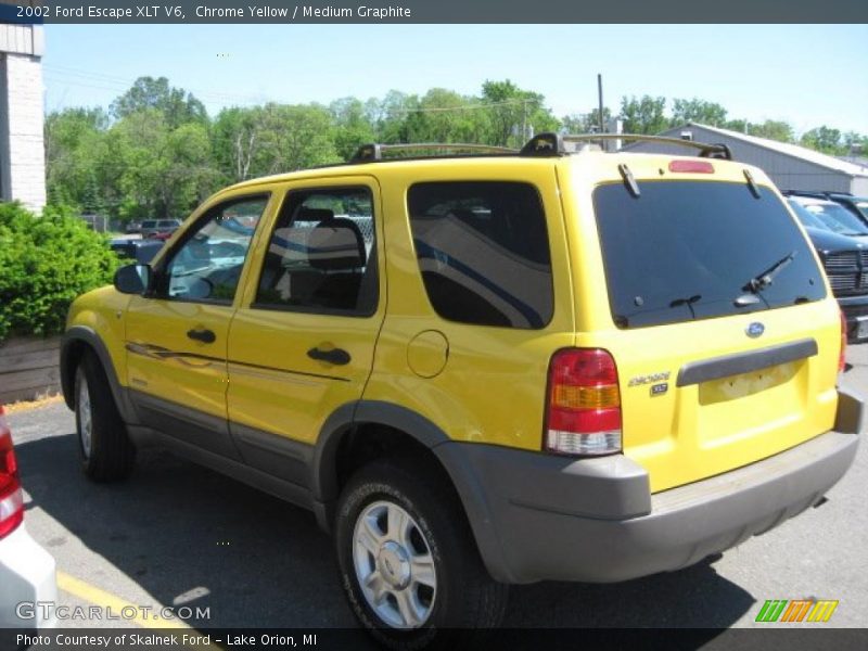 Chrome Yellow / Medium Graphite 2002 Ford Escape XLT V6