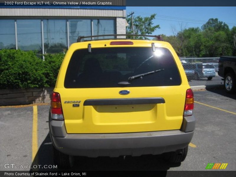 Chrome Yellow / Medium Graphite 2002 Ford Escape XLT V6