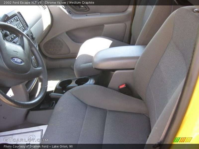 Chrome Yellow / Medium Graphite 2002 Ford Escape XLT V6