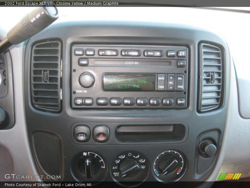 Chrome Yellow / Medium Graphite 2002 Ford Escape XLT V6