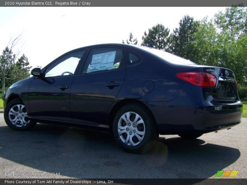 Regatta Blue / Gray 2010 Hyundai Elantra GLS