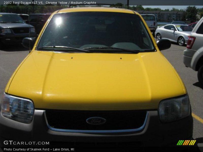 Chrome Yellow / Medium Graphite 2002 Ford Escape XLT V6
