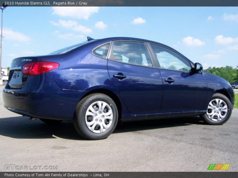 Regatta Blue / Gray 2010 Hyundai Elantra GLS