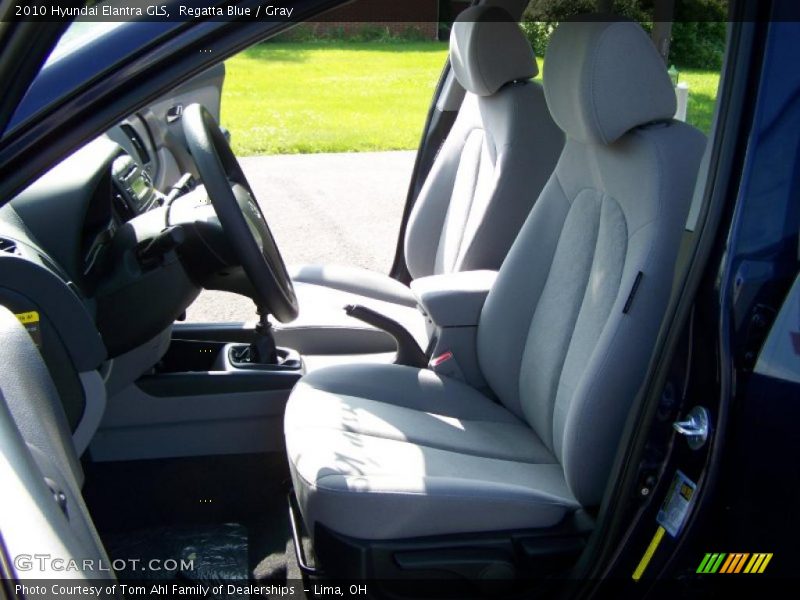 Regatta Blue / Gray 2010 Hyundai Elantra GLS