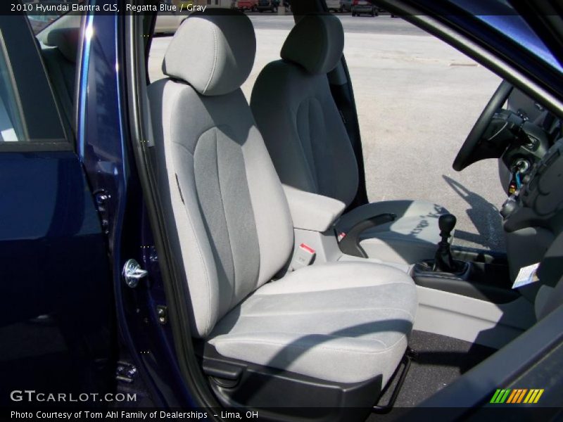 Regatta Blue / Gray 2010 Hyundai Elantra GLS