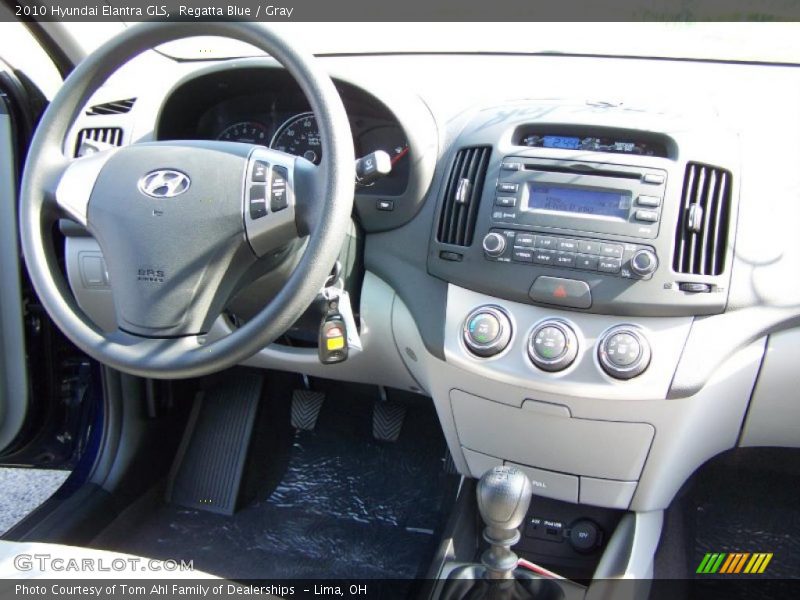 Regatta Blue / Gray 2010 Hyundai Elantra GLS