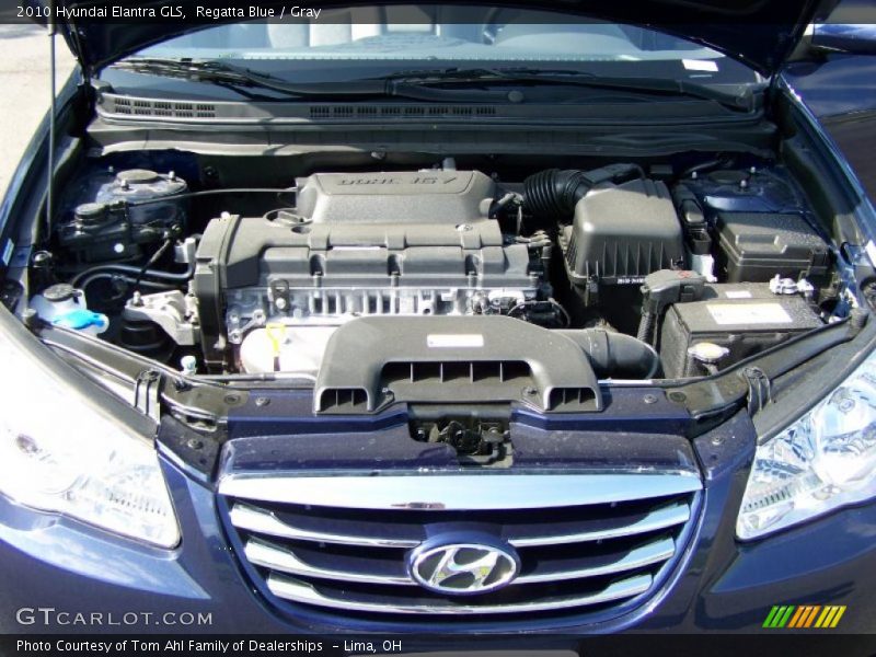 Regatta Blue / Gray 2010 Hyundai Elantra GLS