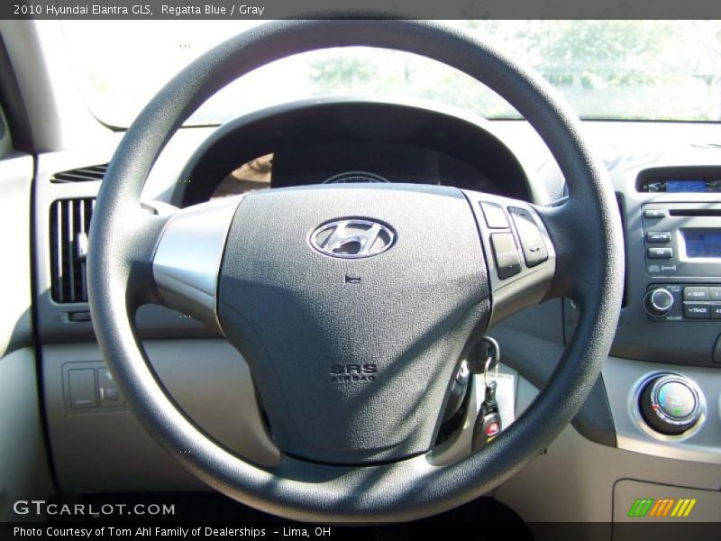 Regatta Blue / Gray 2010 Hyundai Elantra GLS
