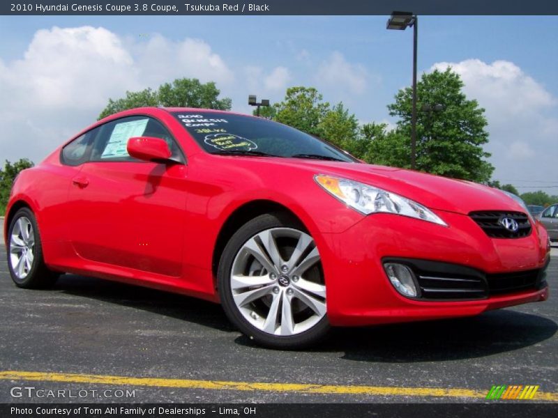 Tsukuba Red / Black 2010 Hyundai Genesis Coupe 3.8 Coupe