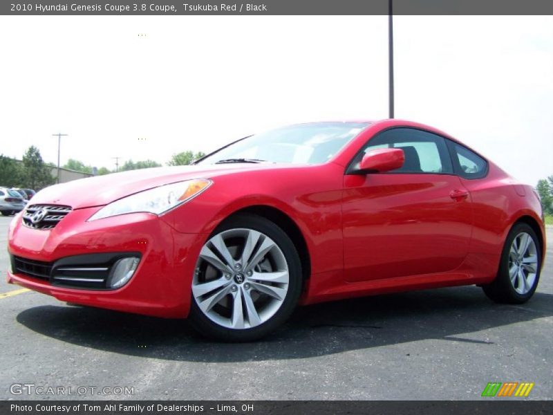 Tsukuba Red / Black 2010 Hyundai Genesis Coupe 3.8 Coupe