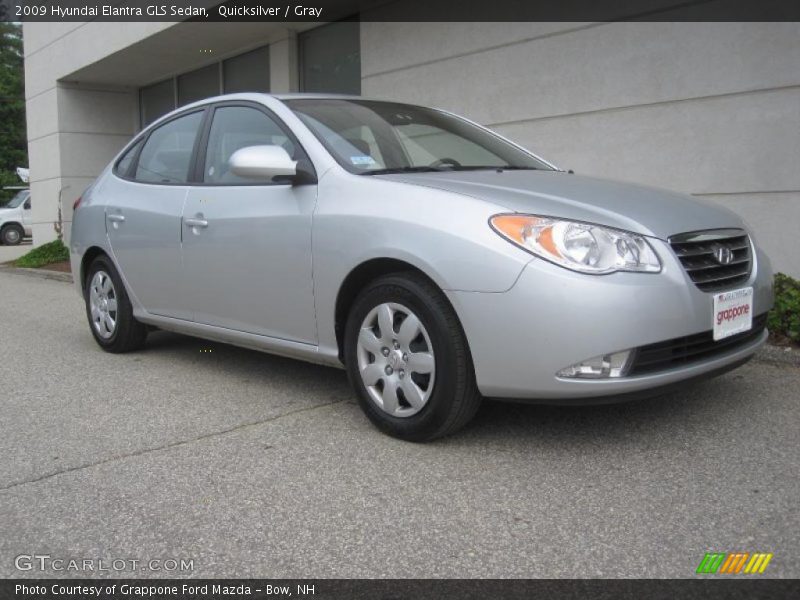 Quicksilver / Gray 2009 Hyundai Elantra GLS Sedan