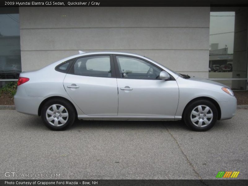 Quicksilver / Gray 2009 Hyundai Elantra GLS Sedan