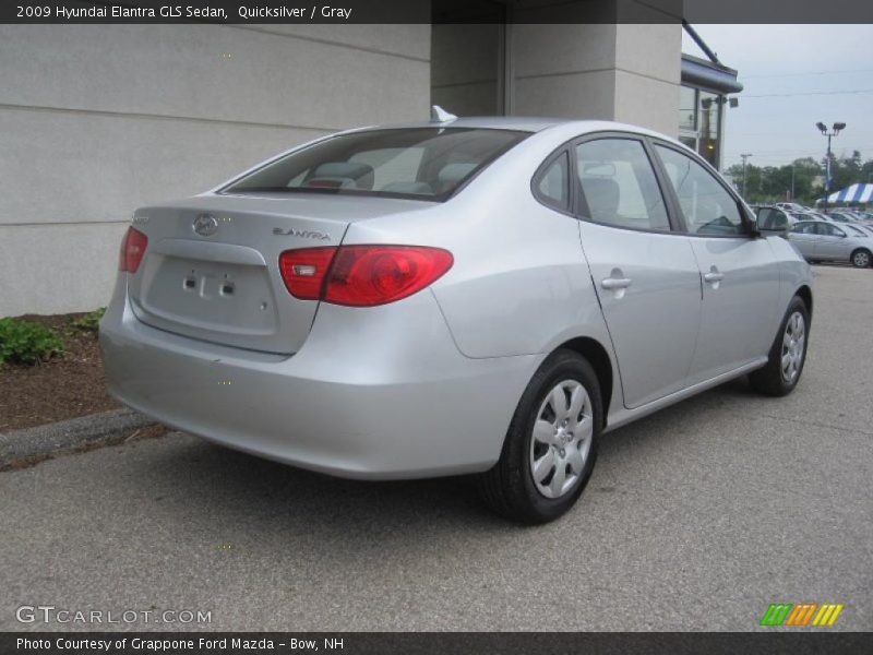 Quicksilver / Gray 2009 Hyundai Elantra GLS Sedan