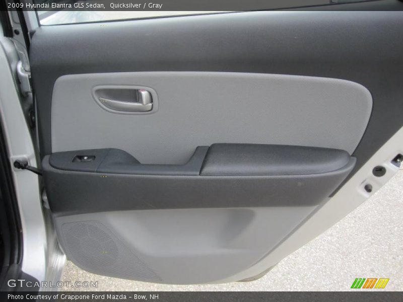 Quicksilver / Gray 2009 Hyundai Elantra GLS Sedan