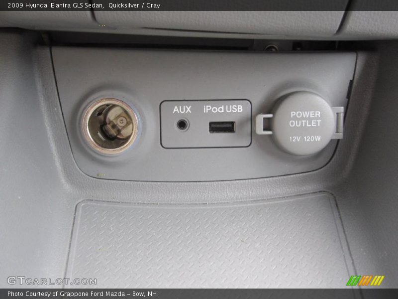 Quicksilver / Gray 2009 Hyundai Elantra GLS Sedan