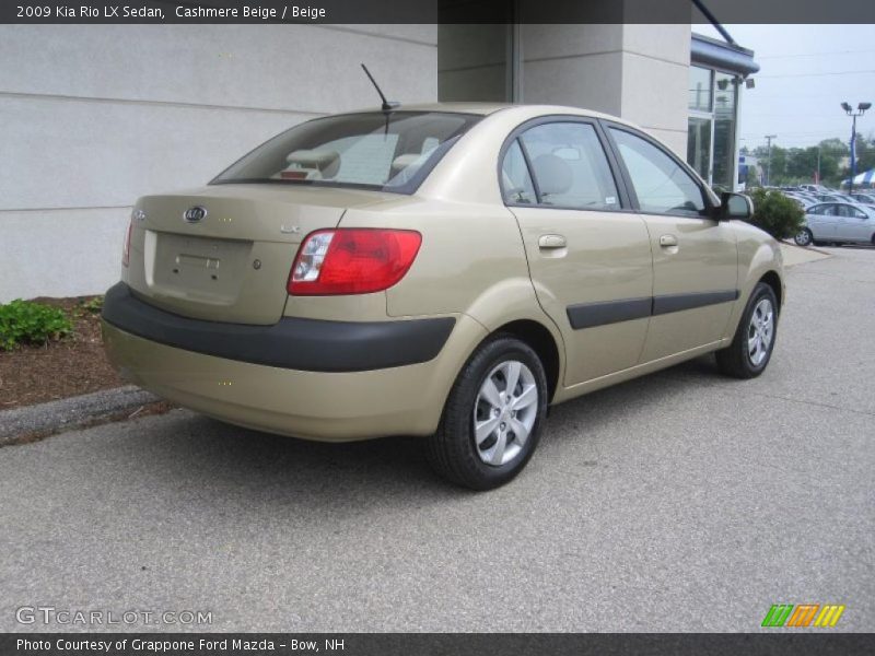 Cashmere Beige / Beige 2009 Kia Rio LX Sedan