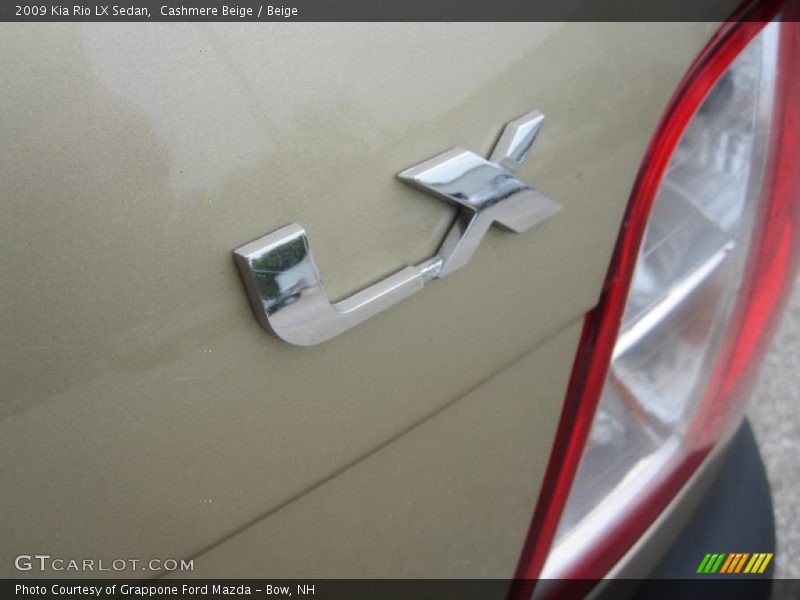 Cashmere Beige / Beige 2009 Kia Rio LX Sedan