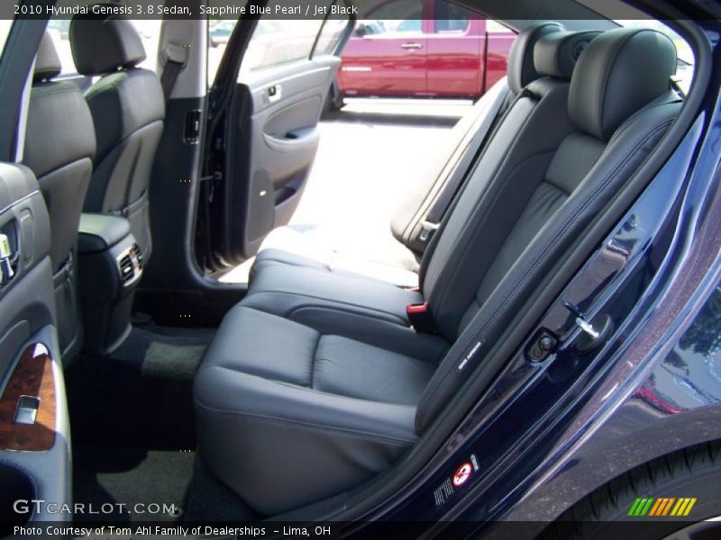 Sapphire Blue Pearl / Jet Black 2010 Hyundai Genesis 3.8 Sedan