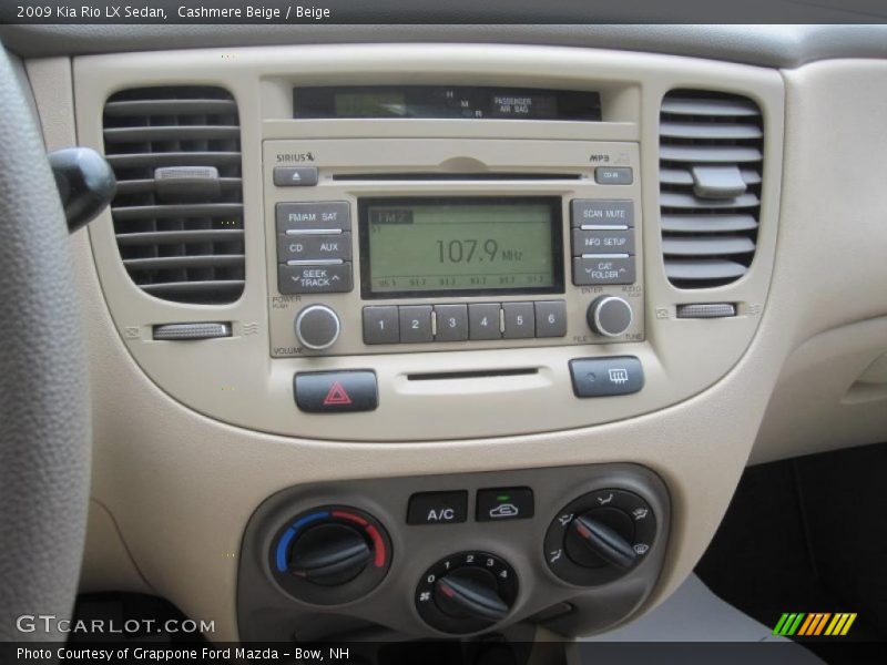 Cashmere Beige / Beige 2009 Kia Rio LX Sedan