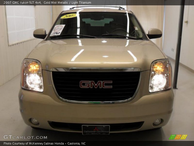 Gold Mist Metallic / Light Titanium 2007 GMC Yukon SLT 4x4