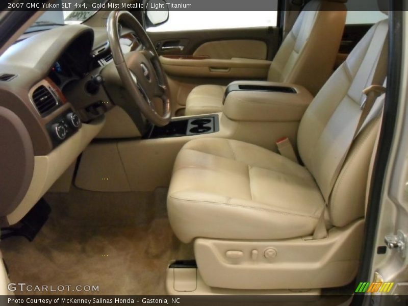 Gold Mist Metallic / Light Titanium 2007 GMC Yukon SLT 4x4