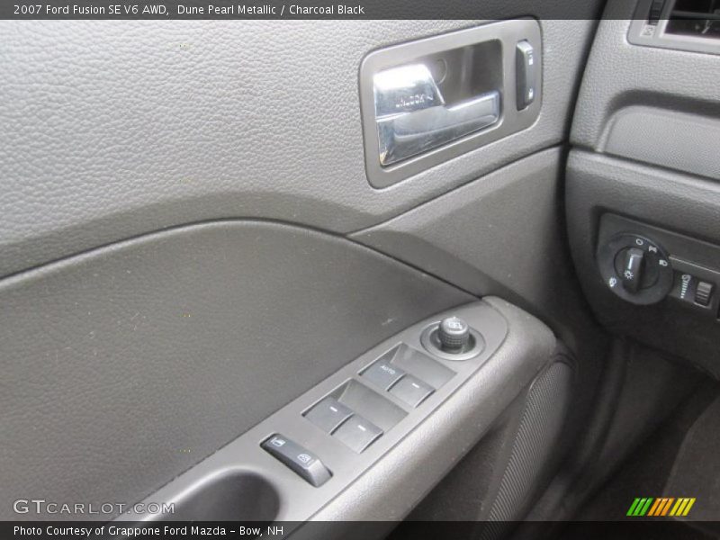 Dune Pearl Metallic / Charcoal Black 2007 Ford Fusion SE V6 AWD