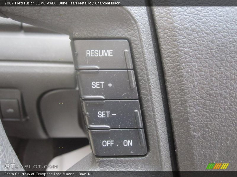 Dune Pearl Metallic / Charcoal Black 2007 Ford Fusion SE V6 AWD