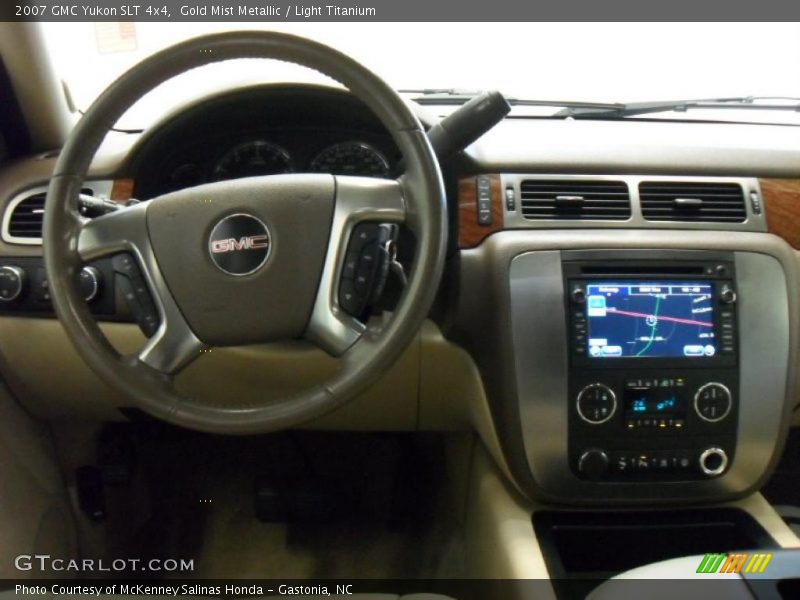 Gold Mist Metallic / Light Titanium 2007 GMC Yukon SLT 4x4
