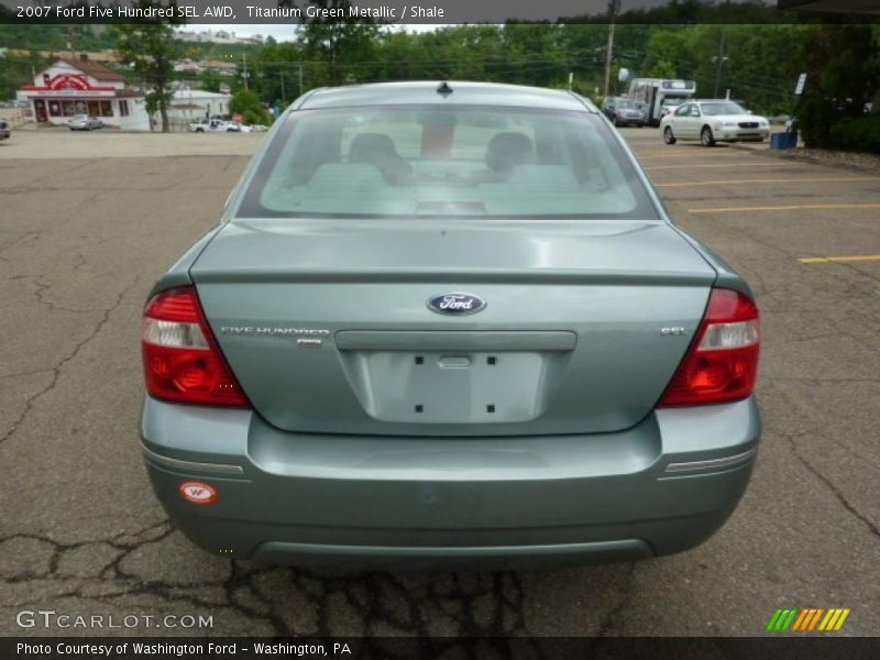 Titanium Green Metallic / Shale 2007 Ford Five Hundred SEL AWD