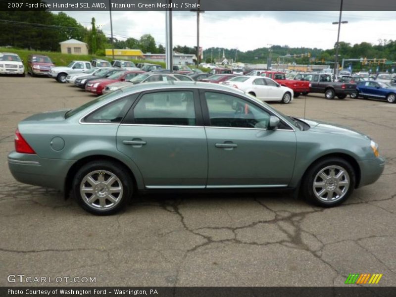 Titanium Green Metallic / Shale 2007 Ford Five Hundred SEL AWD