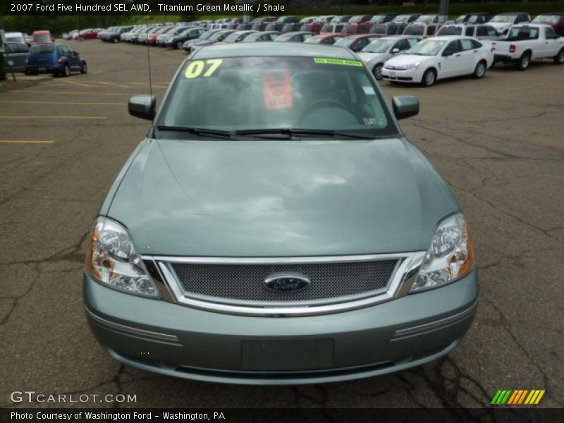 Titanium Green Metallic / Shale 2007 Ford Five Hundred SEL AWD