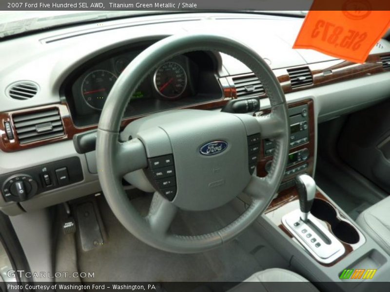 Titanium Green Metallic / Shale 2007 Ford Five Hundred SEL AWD
