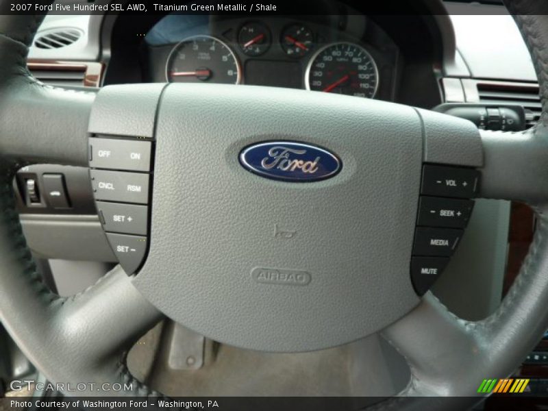 Titanium Green Metallic / Shale 2007 Ford Five Hundred SEL AWD