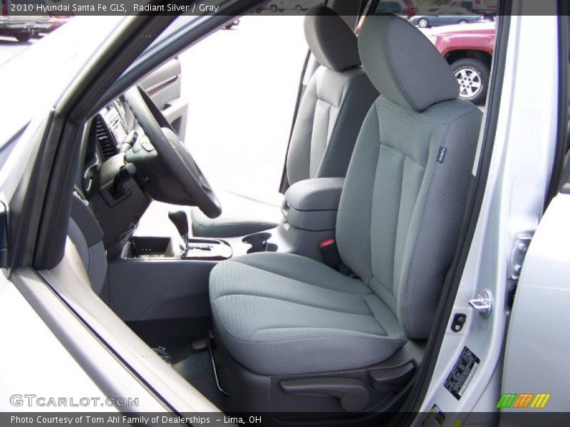 Radiant Silver / Gray 2010 Hyundai Santa Fe GLS