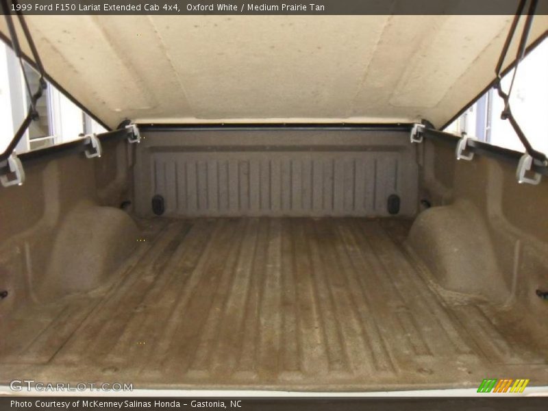 Oxford White / Medium Prairie Tan 1999 Ford F150 Lariat Extended Cab 4x4