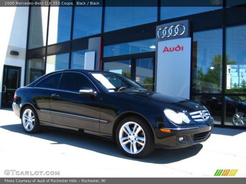 Black / Black 2006 Mercedes-Benz CLK 350 Coupe