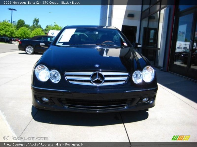 Black / Black 2006 Mercedes-Benz CLK 350 Coupe