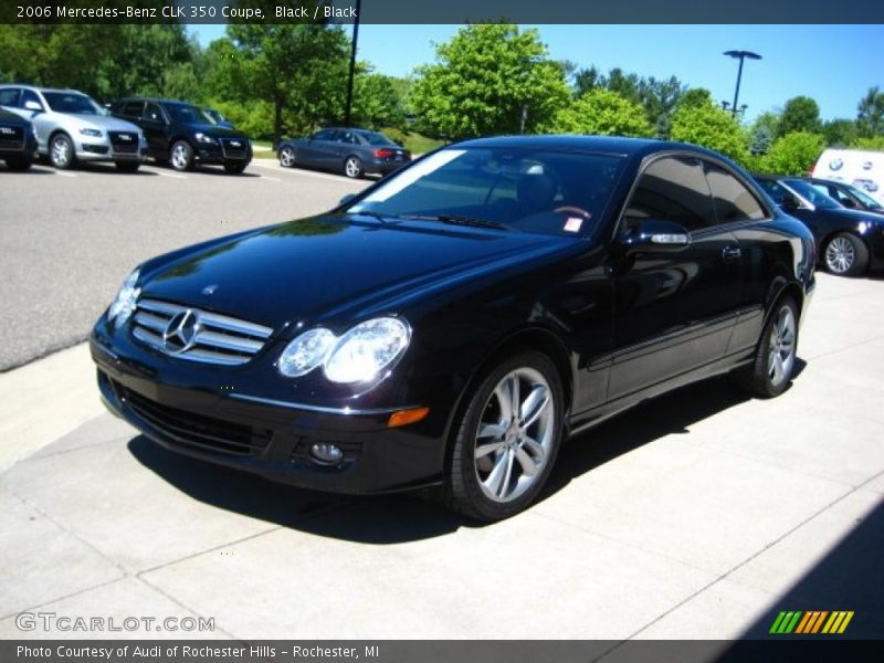 Black / Black 2006 Mercedes-Benz CLK 350 Coupe