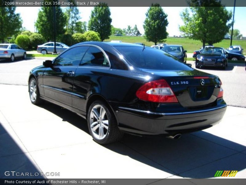 Black / Black 2006 Mercedes-Benz CLK 350 Coupe