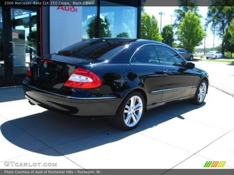 Black / Black 2006 Mercedes-Benz CLK 350 Coupe