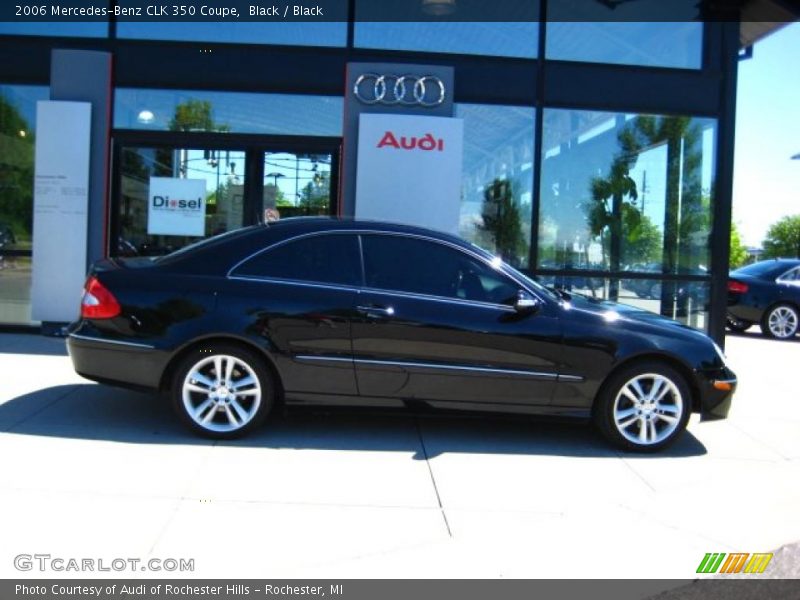 Black / Black 2006 Mercedes-Benz CLK 350 Coupe