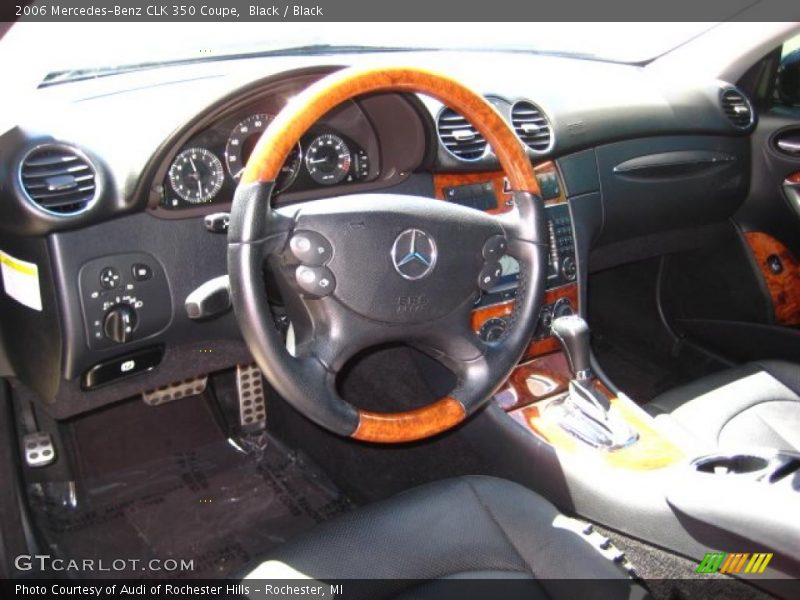 Black / Black 2006 Mercedes-Benz CLK 350 Coupe