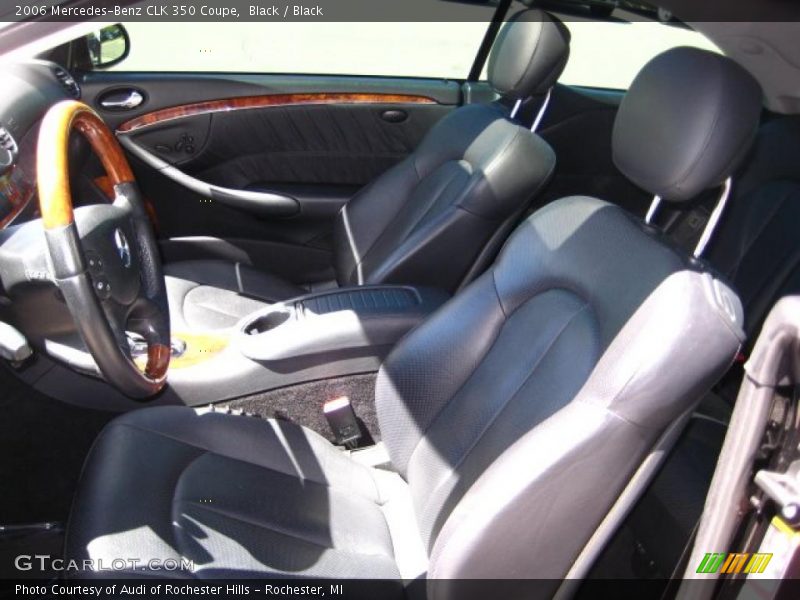 Black / Black 2006 Mercedes-Benz CLK 350 Coupe