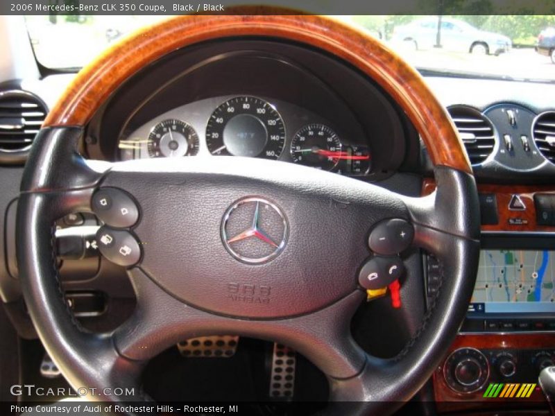 Black / Black 2006 Mercedes-Benz CLK 350 Coupe