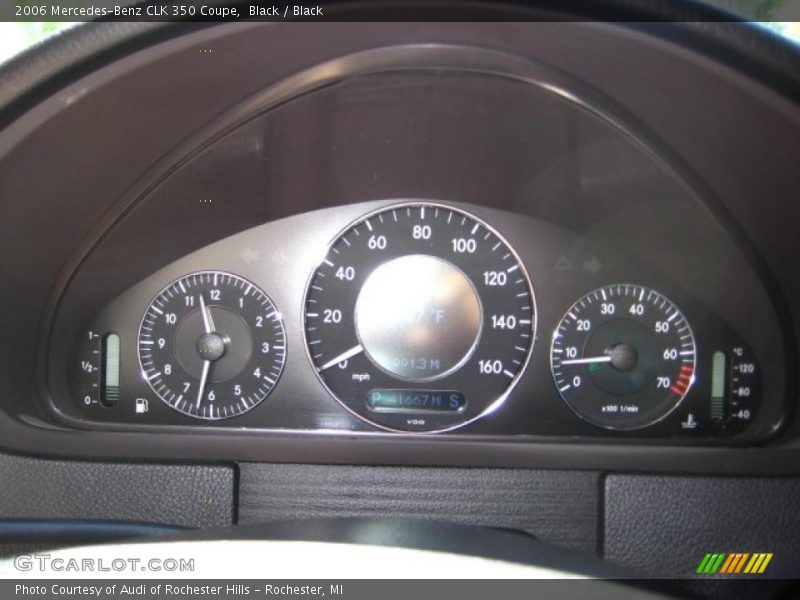 Black / Black 2006 Mercedes-Benz CLK 350 Coupe