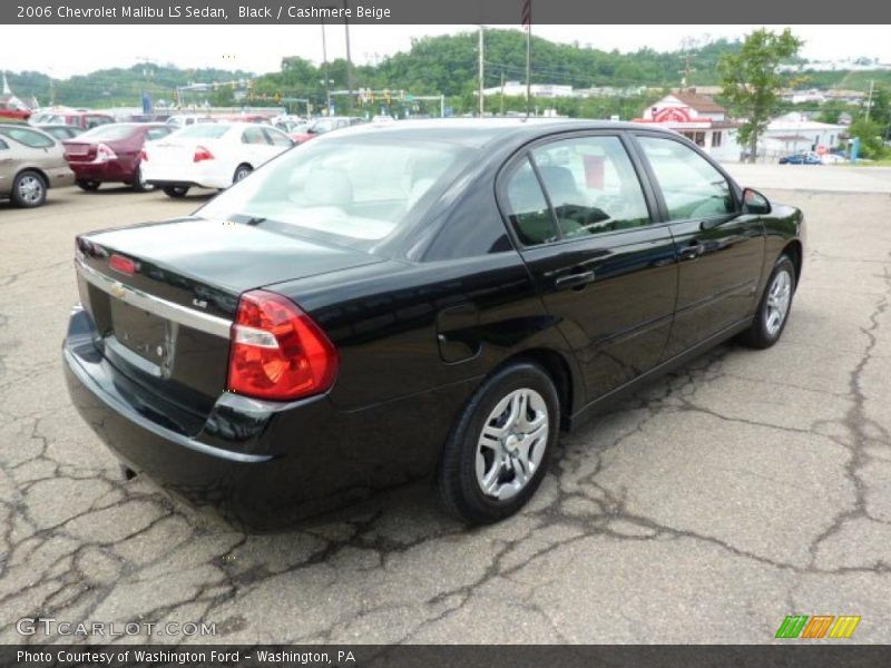Black / Cashmere Beige 2006 Chevrolet Malibu LS Sedan