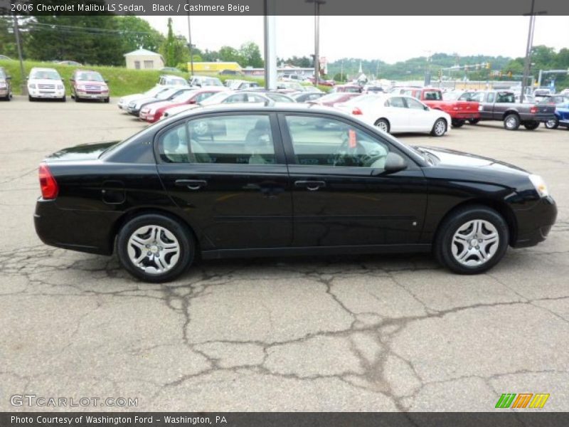 Black / Cashmere Beige 2006 Chevrolet Malibu LS Sedan