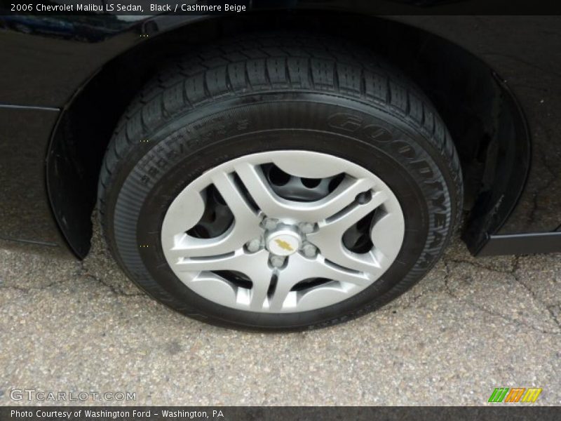 Black / Cashmere Beige 2006 Chevrolet Malibu LS Sedan