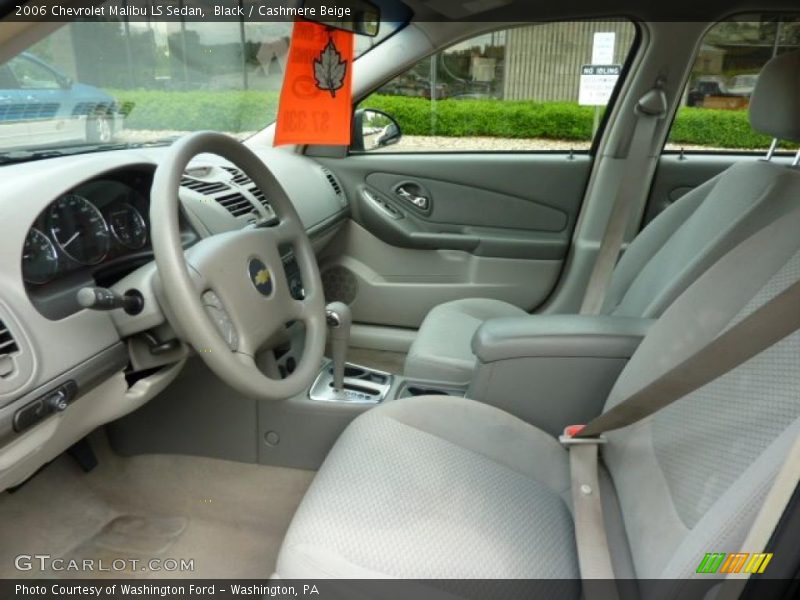 Black / Cashmere Beige 2006 Chevrolet Malibu LS Sedan